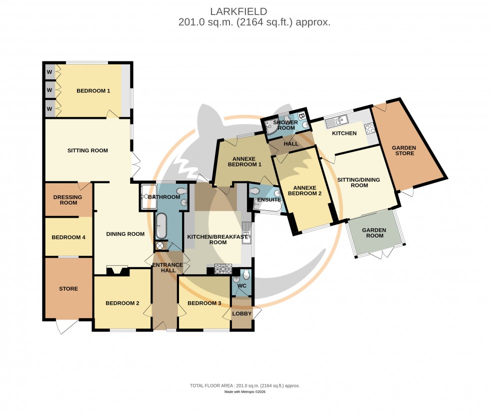 Floorplan for Hordle, Lymington, Hampshire