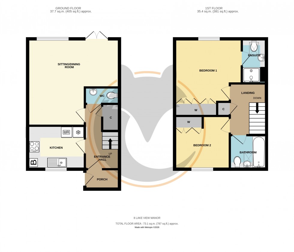 Floorplan for Lake Grove Road, New Milton, Hampshire