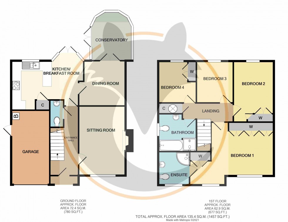 Floorplan for New Milton, Hampshire
