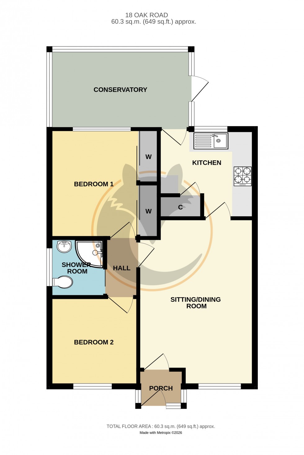 Floorplan for New Milton, Hampshire