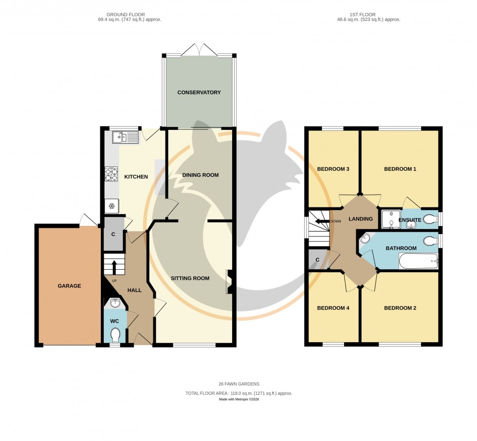 Floorplan for New Milton, Hampshire