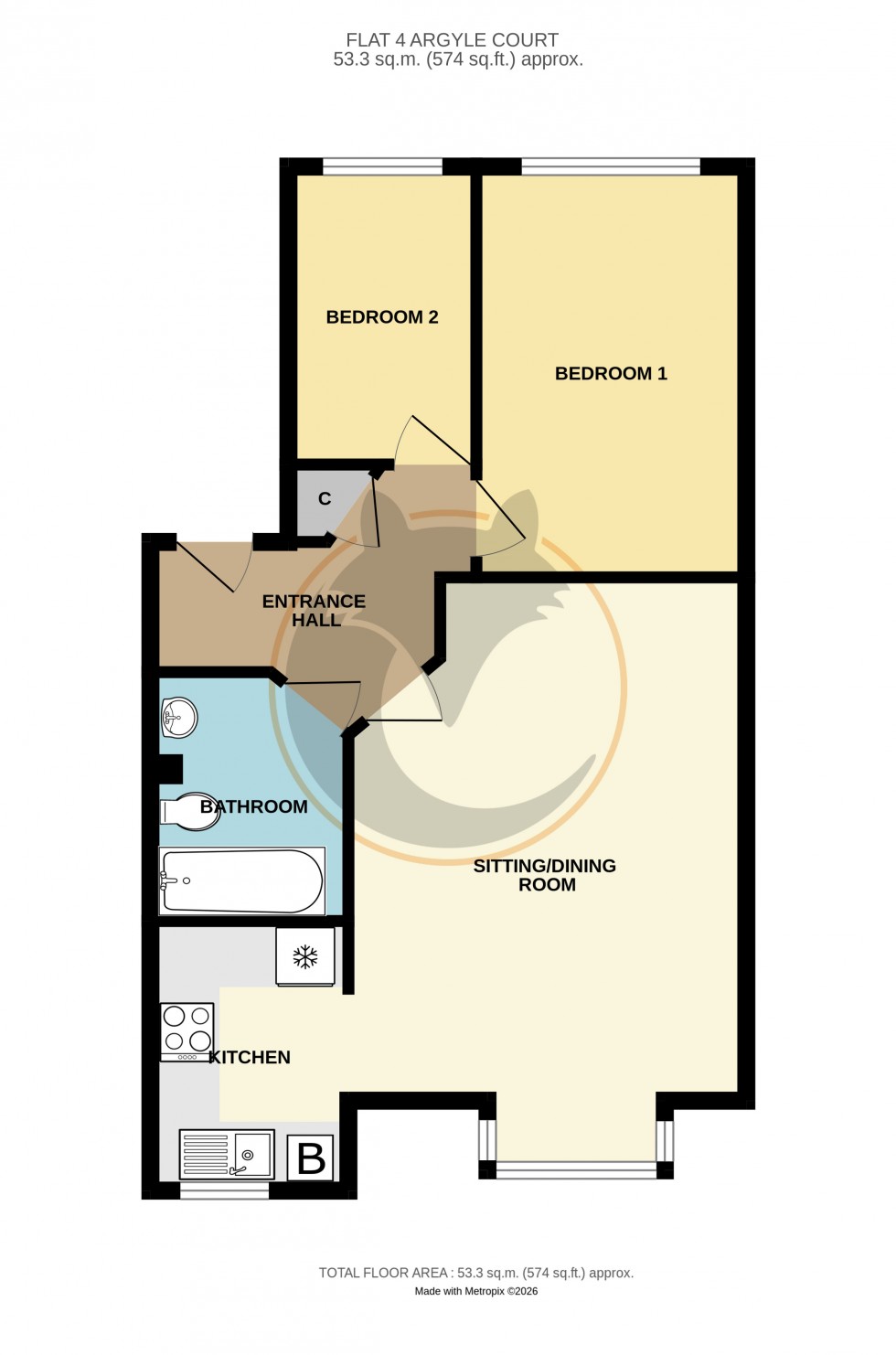 Floorplan for Hordle, Lymington, Hampshire