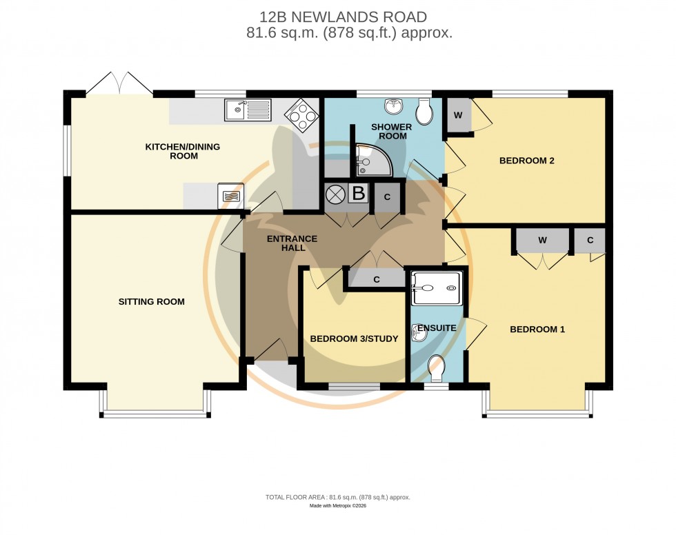 Floorplan for New Milton, Hampshire