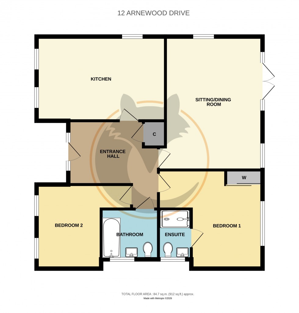 Floorplan for Bransgore, Christchurch, Hampshire