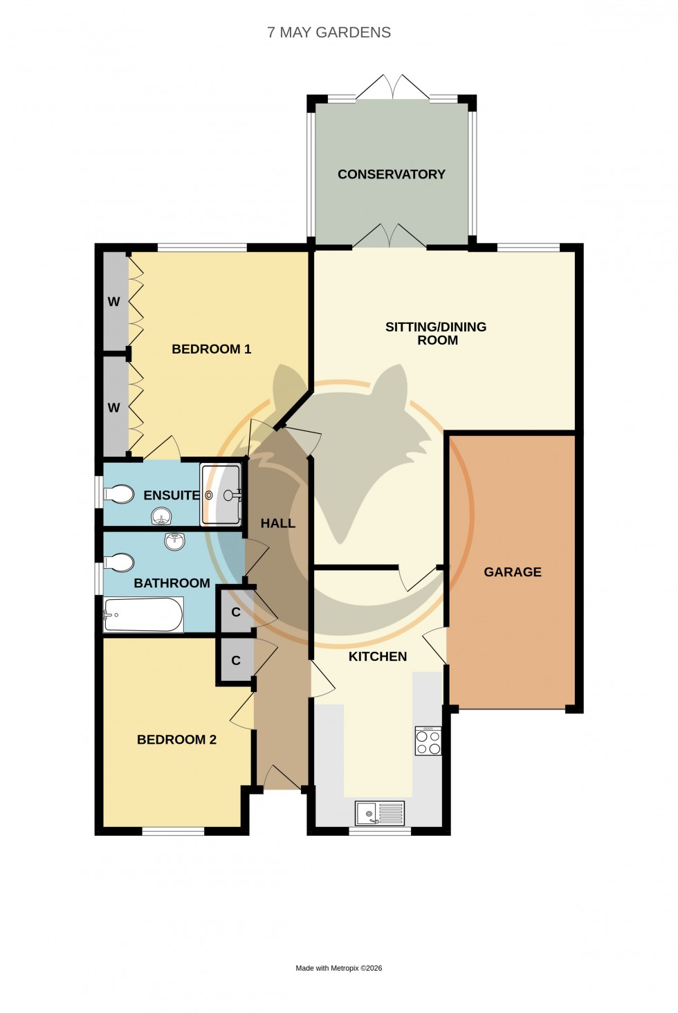 Floorplan for Walkford, Christchurch, Dorset