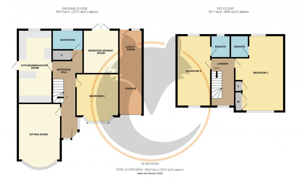 Floorplan for Barton on Sea, New Milton, Hampshire