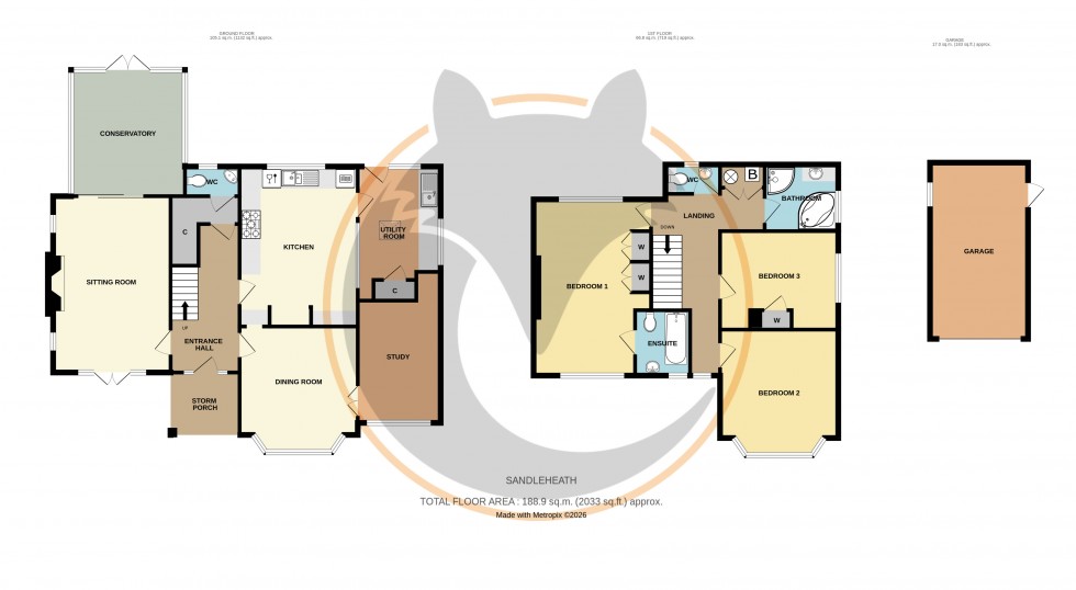 Floorplan for Hordle, Lymington, Hampshire