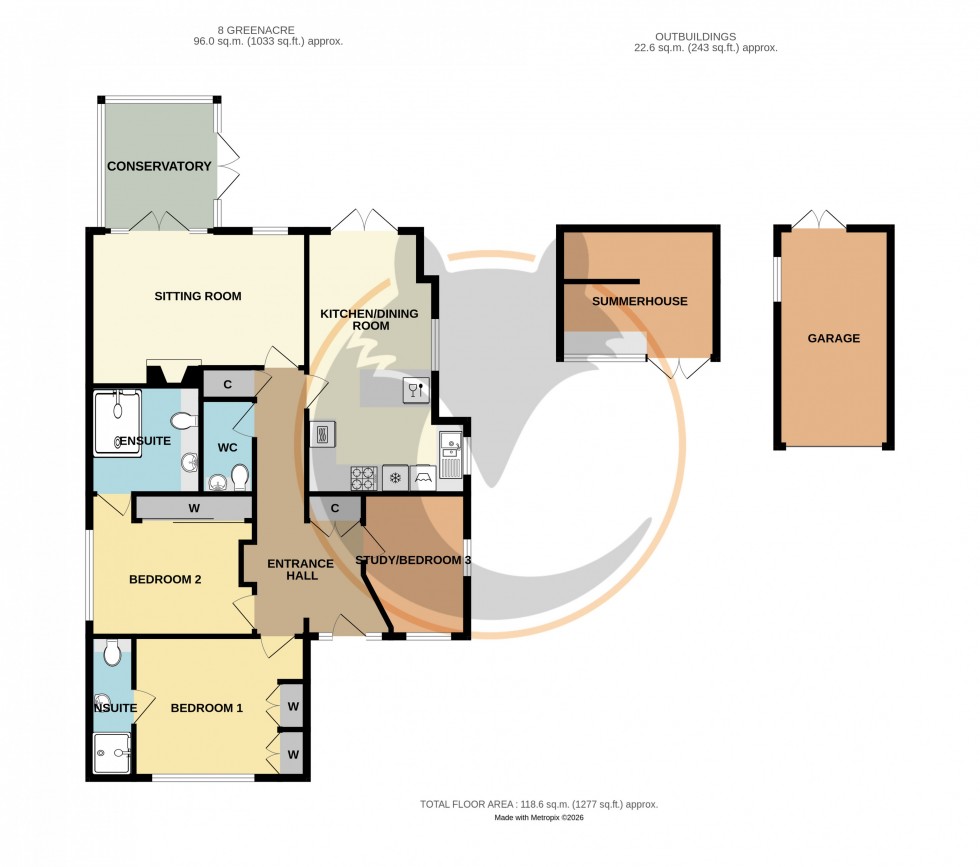 Floorplan for Barton on Sea, New Milton, Hampshire
